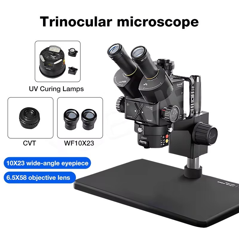 Qianli Gorilla 6558x Mikroskop (Paket içerisindeki mekanizma led ışık,lens ve UV ışığı kapsamaktadır. Termal kamera kullanımı için ekstra aparat satın alınmalıdır.)