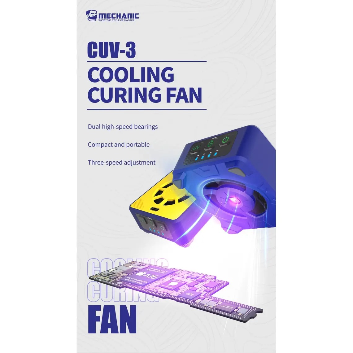 Mechanic CUV-3 UV Işık ve Fan